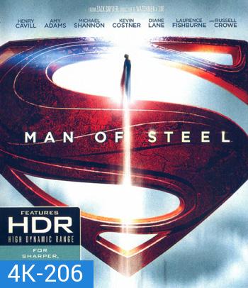 4K - Man of Steel (2013) บุรุษเหล็กซูเปอร์แมน - แผ่นหนัง 4K UHD