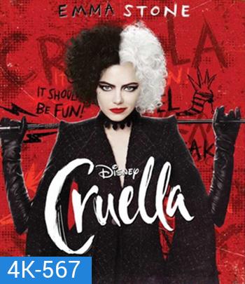 4K - Cruella (2021) ครูเอลล่า - แผ่นหนัง 4K UHD