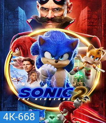 4K - Sonic the Hedgehog 2 (2022) โซนิค เดอะ เฮดจ์ฮ็อก 2 - แผ่นหนัง 4K UHD