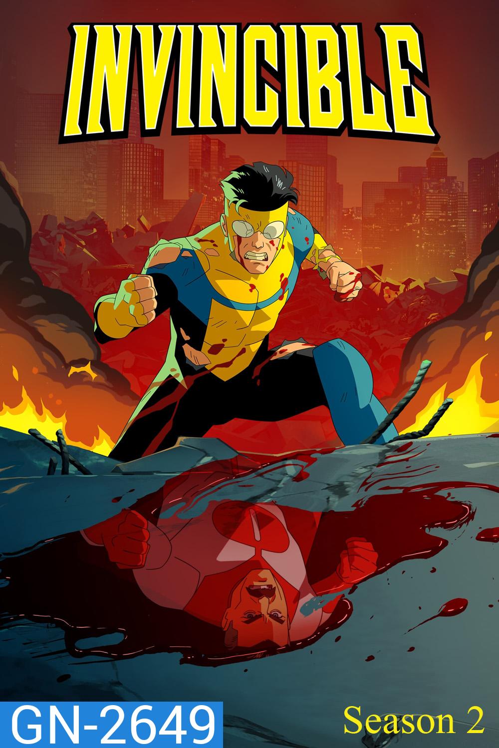 Invincible Season 2 ยอดมนุษย์อินวินซิเบิล (2023) 8 ตอน