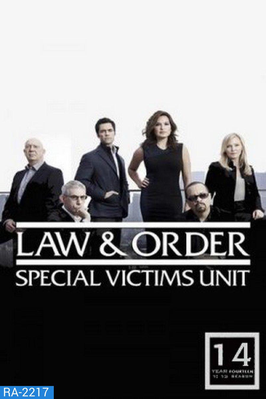 {เครื่องเล่นบางรุ่นไม่สามารถเปลี่ยนซับไทยได้ค่ะ} Law & Order Special Victims Unit Season 14 ลอว์ แอนด์ ออร์เดอร์ สเปเชียล วิคทิม ยูนิต หน่วยสืบสวนคดีอุกฉกรรจ์พิเศษ ซีซั่น 14 (2012) 24 ตอนจบ