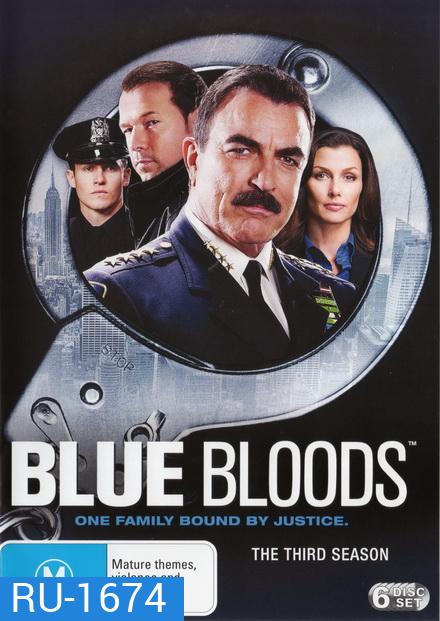 The Blue Bloods Season 3 บลูบลัดส์ สายเลือดผู้พิทักษ์ ปี 3 (23 ตอนจบ)