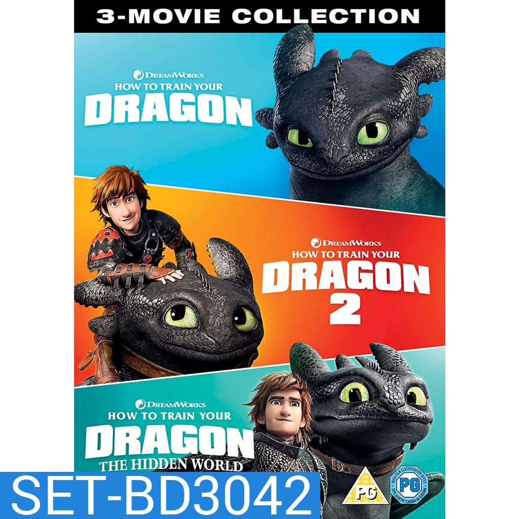 Bluray How to Train Your Dragon อภินิหารไวกิ้งพิชิตมังกร ภาค 1-3