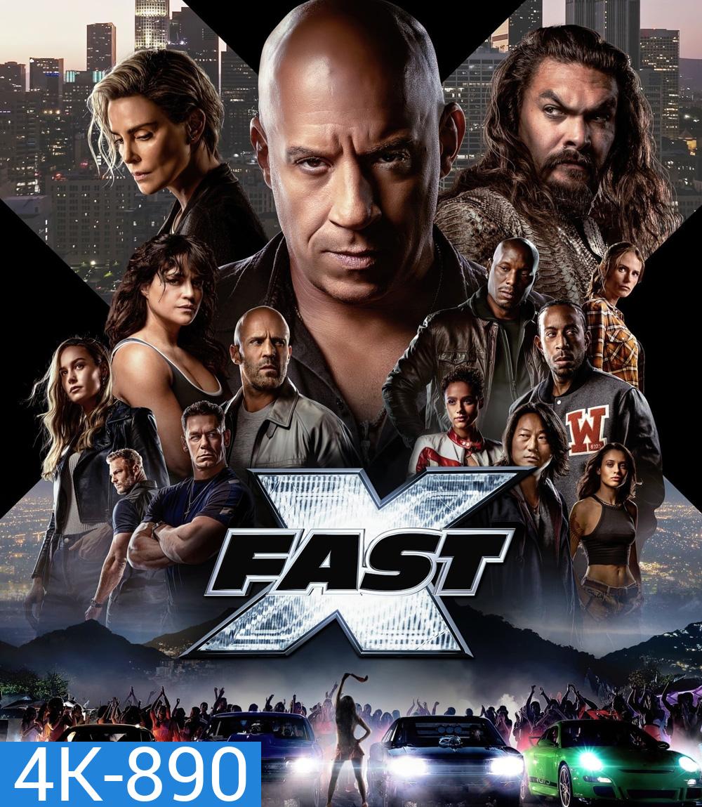 4K - FAST X (2023) เร็ว แรง ทะลุนรก 10 - Fast and Furious 10 - แผ่นหนัง 4K UHD