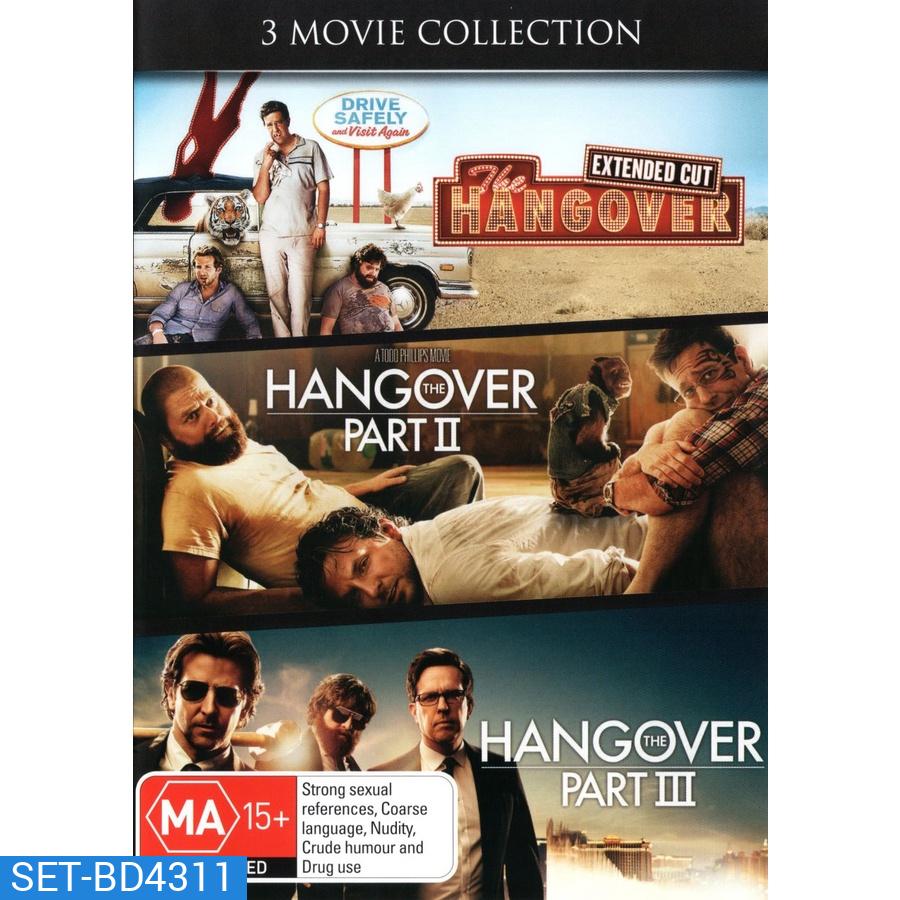The Hangover เดอะ แฮงค์โอเวอร์ ภาค 1-3 Bluray Master พากย์ไทย