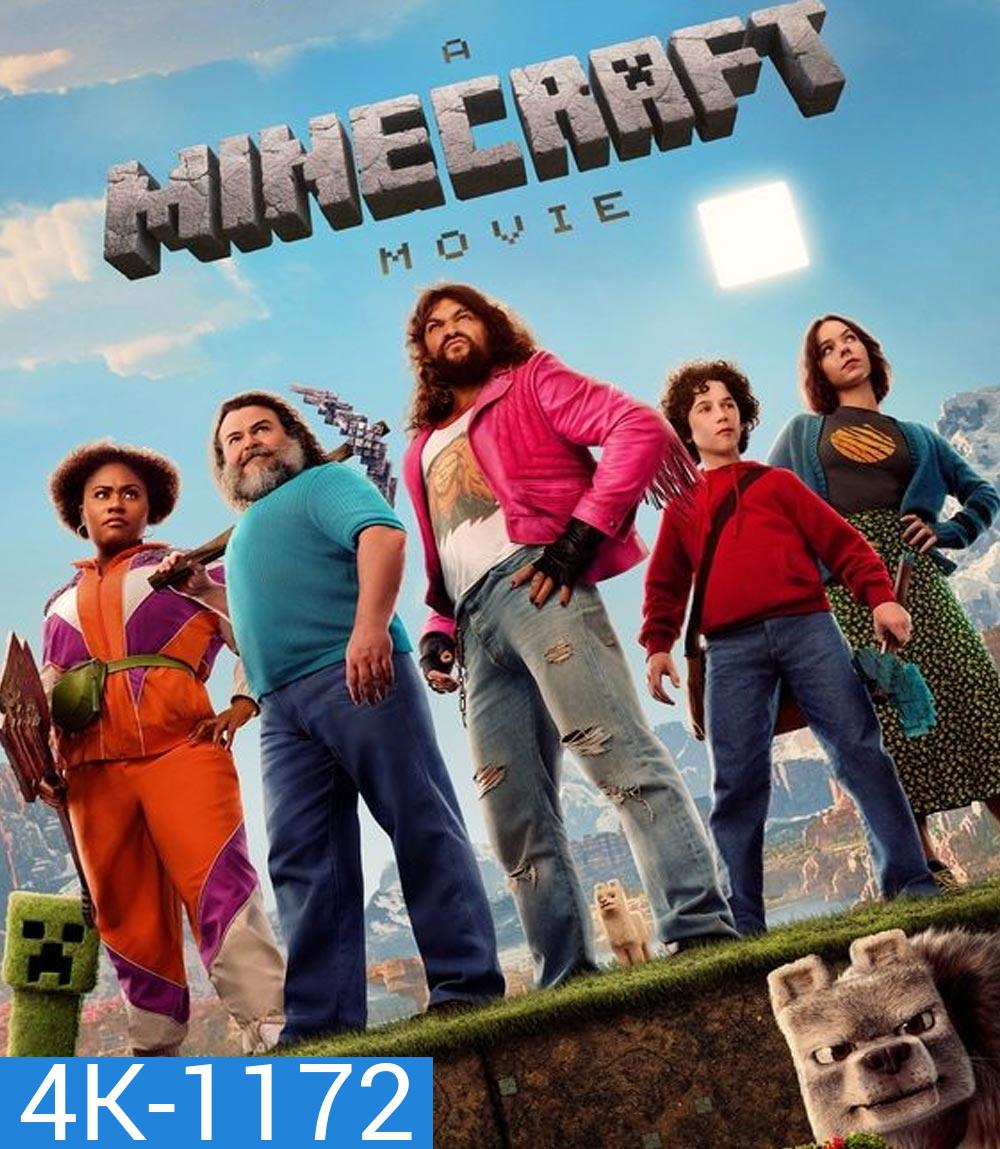 4K - A Minecraft Movie ไมน์คราฟต์ มูฟวี่ (2025) - แผ่นหนัง 4K UHD