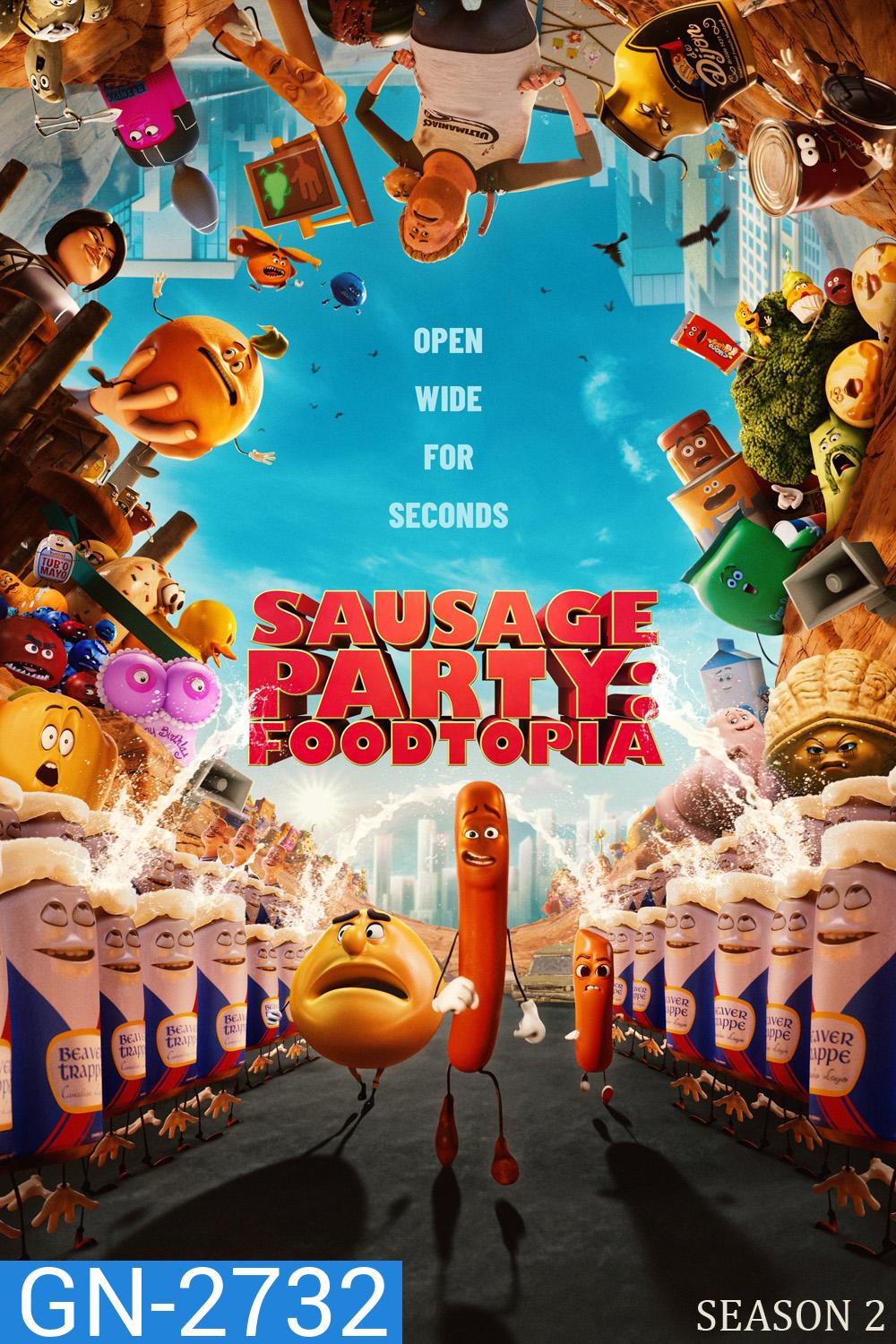 Sausage Party: Foodtopia Season 2 (2025) ปาร์ตี้ไส้กรอก ฟู้ดโทเปีย ปี 2 {8 ตอน}