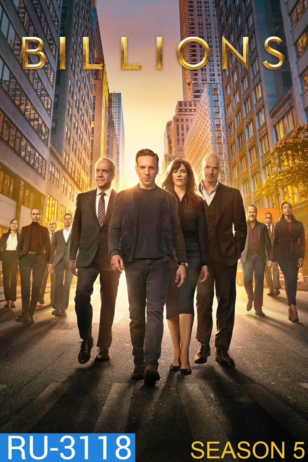 Billions Season 5 (2020) บิลเลียนส์ หักเหลี่ยมเงินล้าน ปี 5 (12 ตอนจบ)
